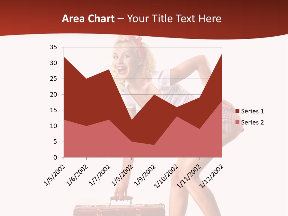 Heel Flirtation Y PowerPoint Template