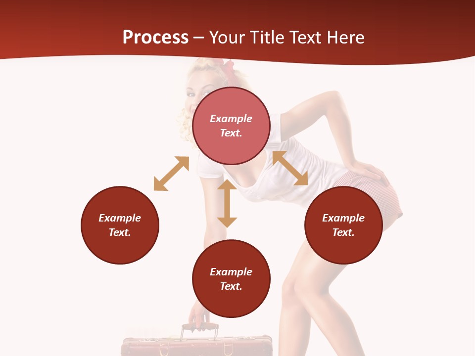 Heel Flirtation Y PowerPoint Template