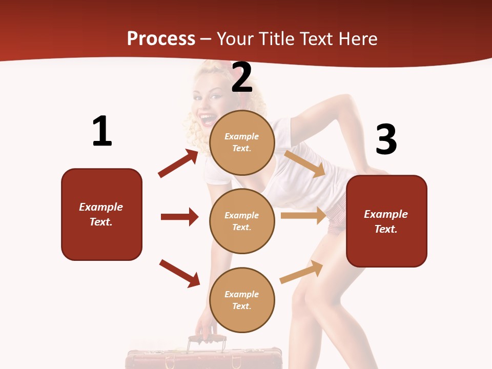 Heel Flirtation Y PowerPoint Template