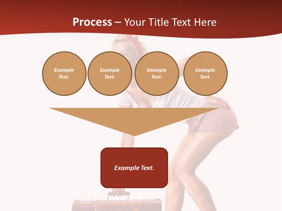 Heel Flirtation Y PowerPoint Template