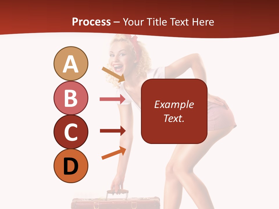 Heel Flirtation Y PowerPoint Template
