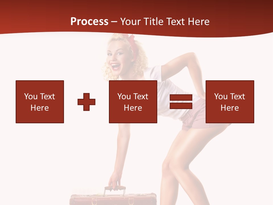 Heel Flirtation Y PowerPoint Template