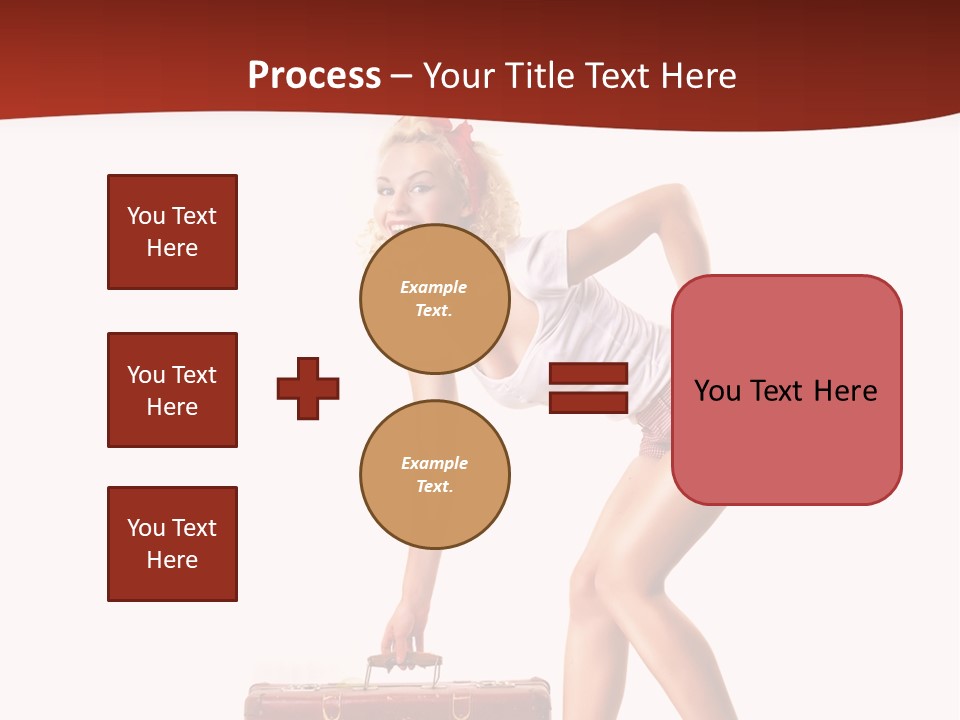 Heel Flirtation Y PowerPoint Template