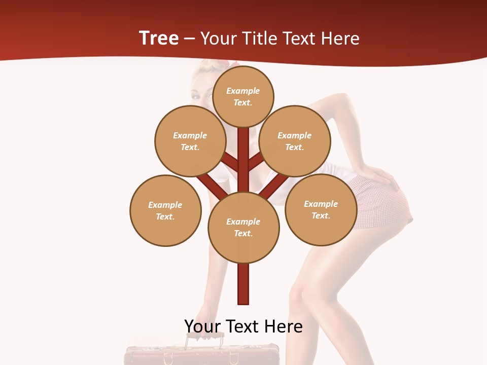 Heel Flirtation Y PowerPoint Template