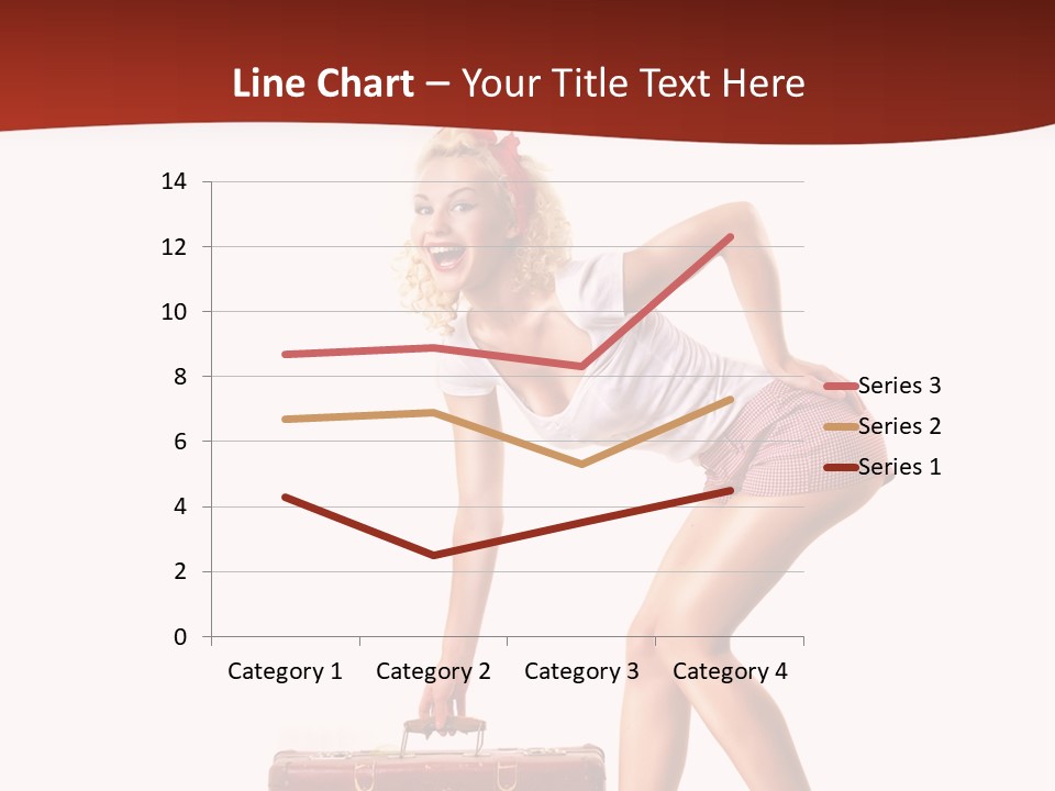 Heel Flirtation Y PowerPoint Template