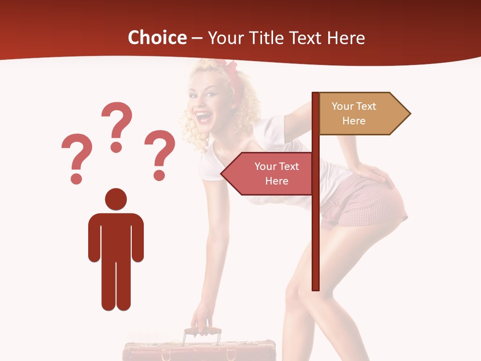 Heel Flirtation Y PowerPoint Template