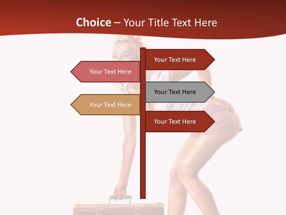 Heel Flirtation Y PowerPoint Template