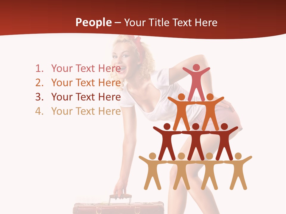 Heel Flirtation Y PowerPoint Template