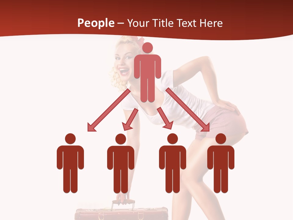 Heel Flirtation Y PowerPoint Template