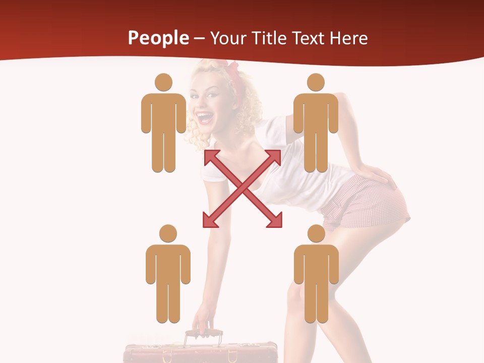 Heel Flirtation Y PowerPoint Template