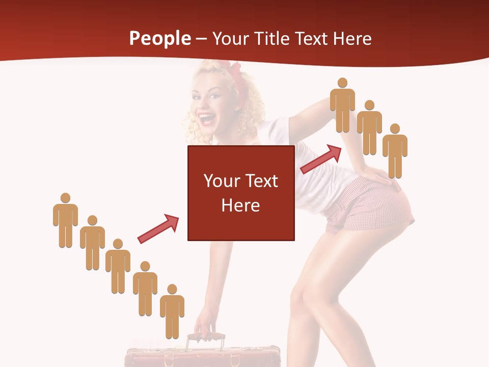 Heel Flirtation Y PowerPoint Template