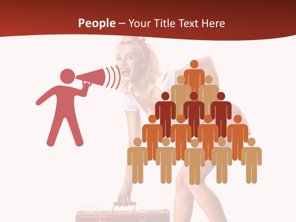 Heel Flirtation Y PowerPoint Template