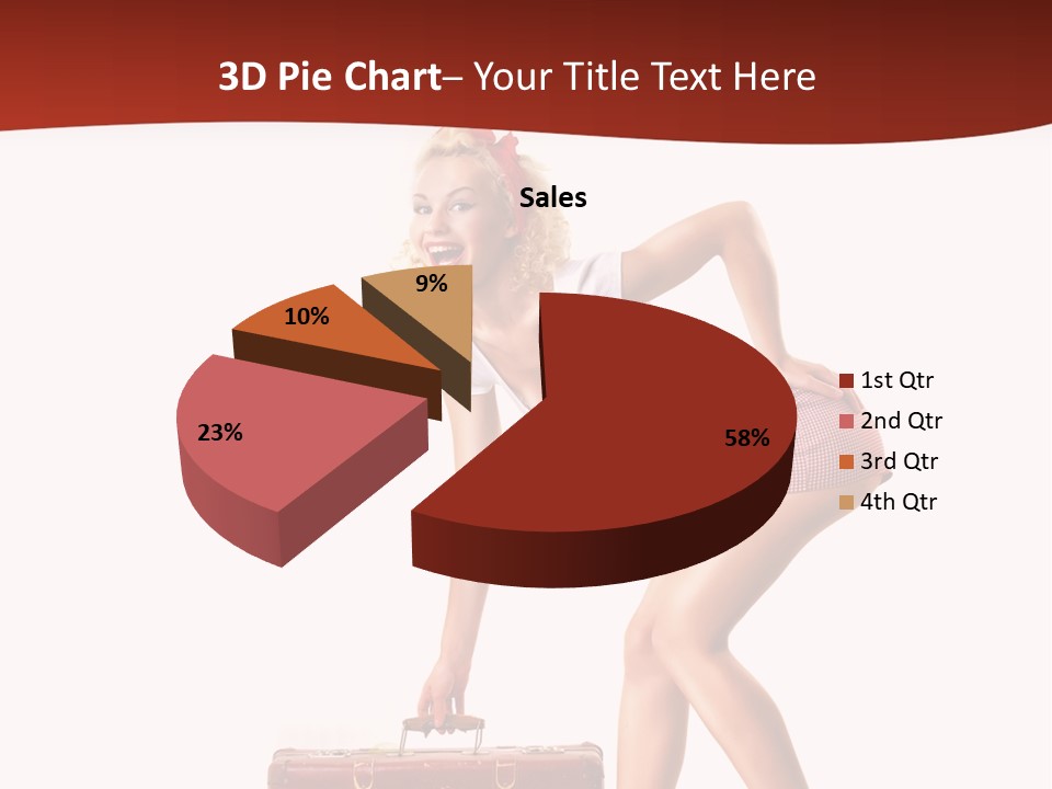 Heel Flirtation Y PowerPoint Template