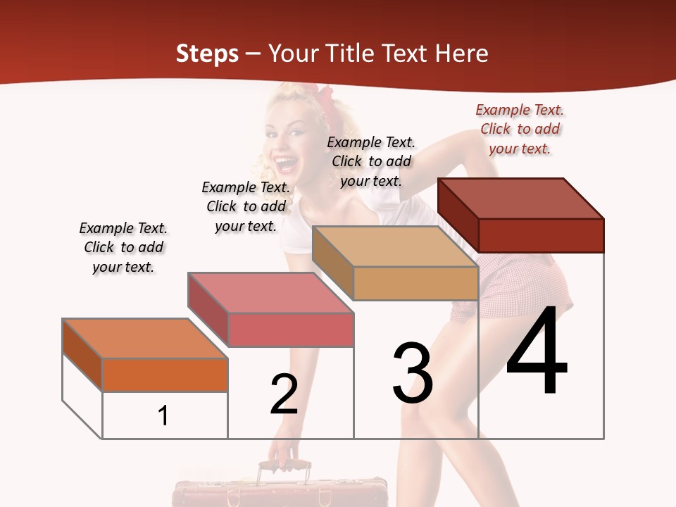 Heel Flirtation Y PowerPoint Template