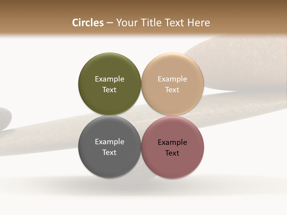 Stick Balance White PowerPoint Template