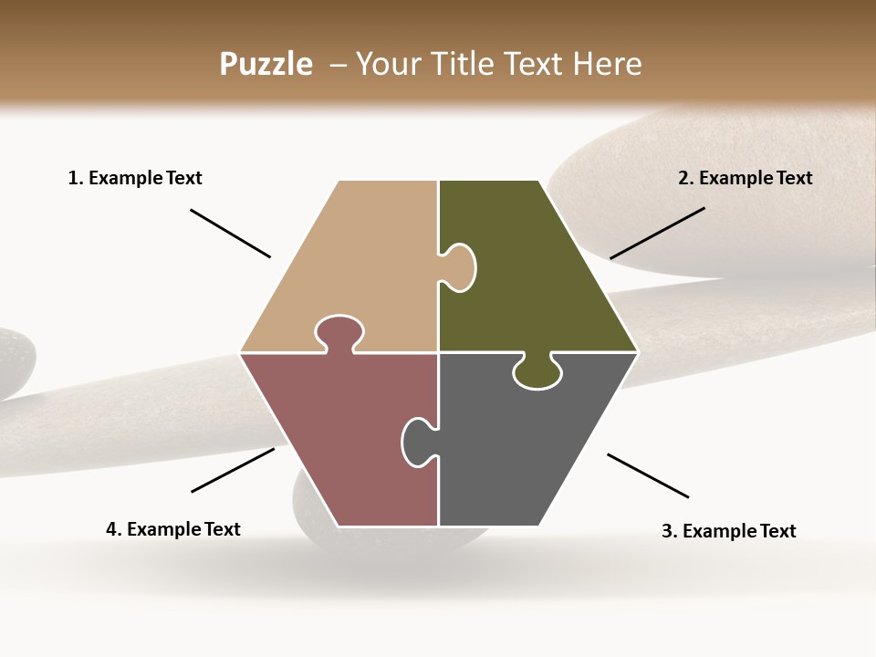 Stick Balance White PowerPoint Template