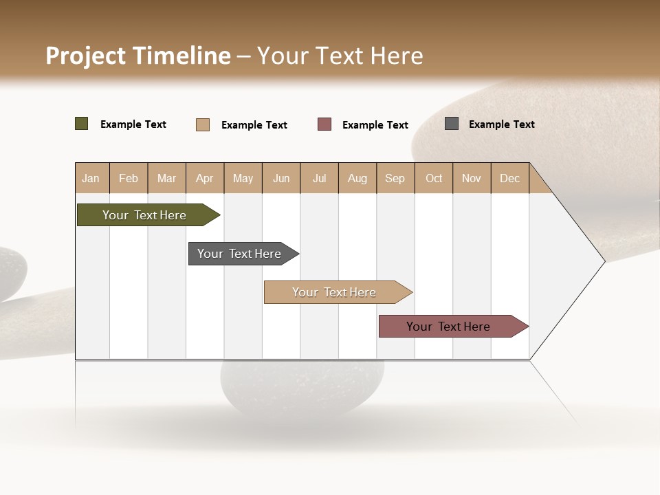 Stick Balance White PowerPoint Template