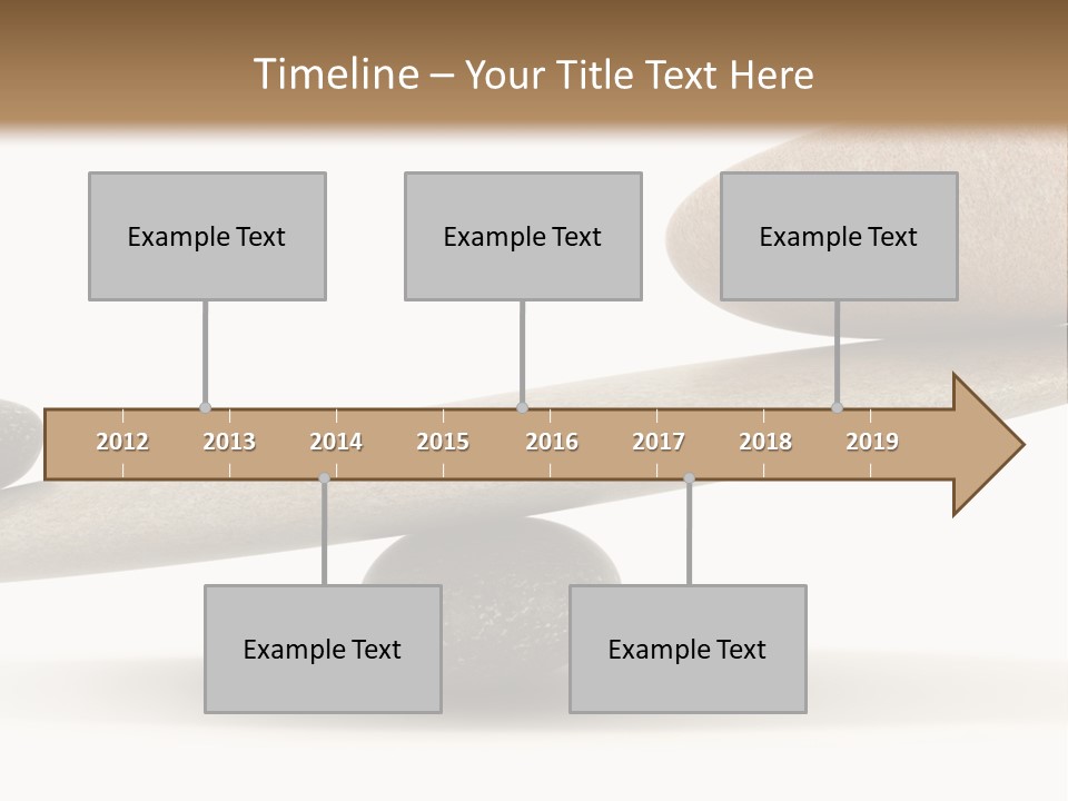 Stick Balance White PowerPoint Template
