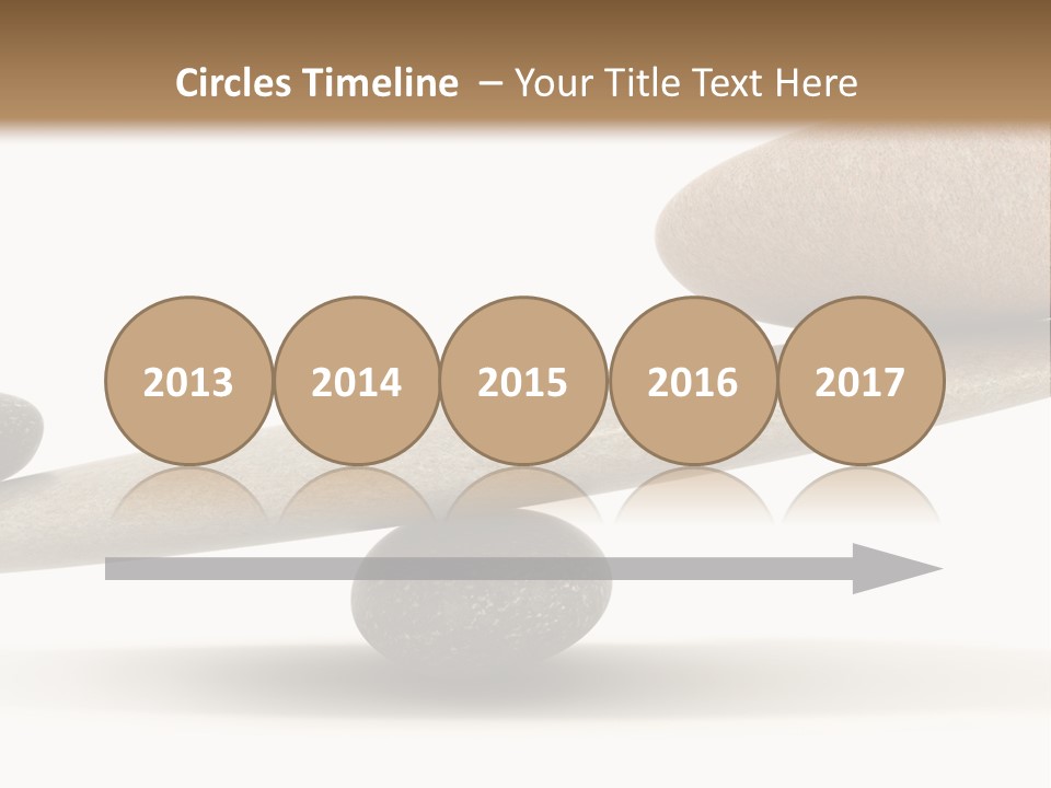 Stick Balance White PowerPoint Template