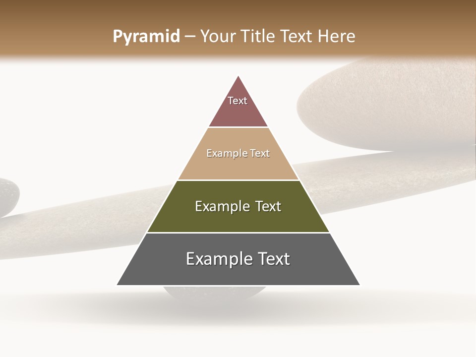 Stick Balance White PowerPoint Template