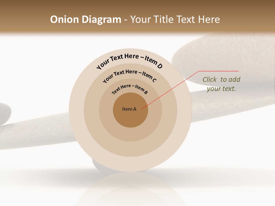 Stick Balance White PowerPoint Template