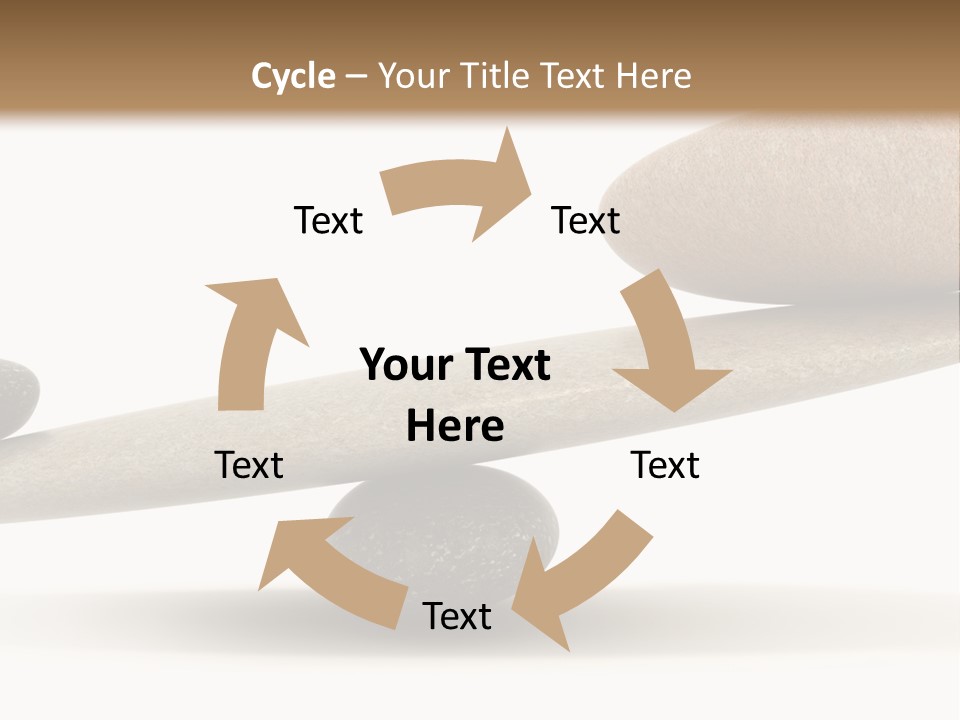 Stick Balance White PowerPoint Template