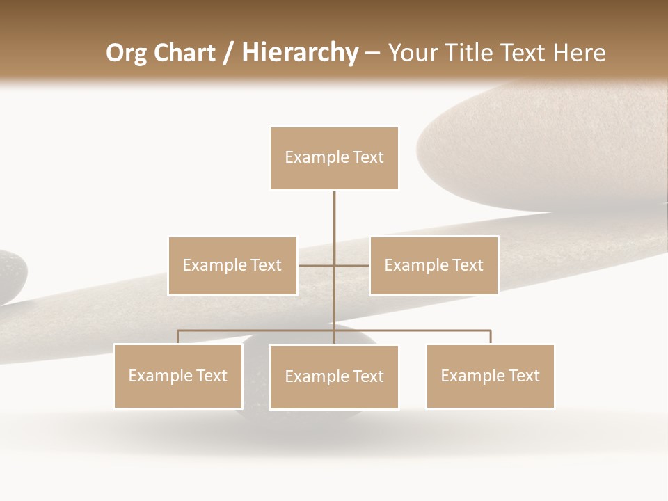 Stick Balance White PowerPoint Template