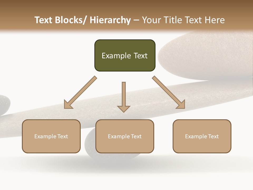 Stick Balance White PowerPoint Template