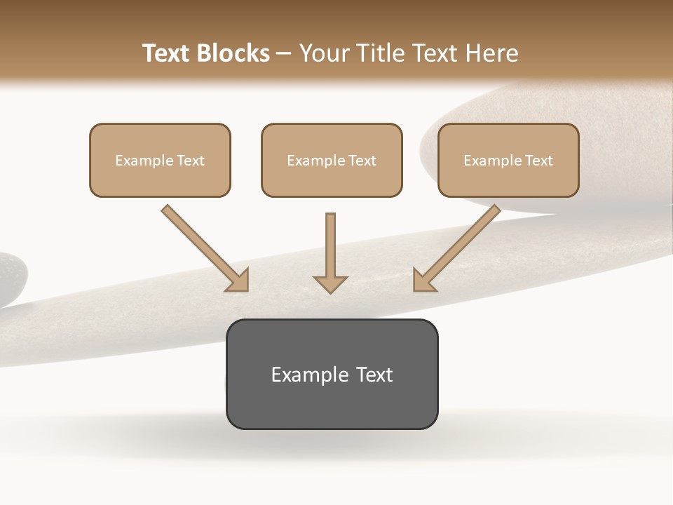 Stick Balance White PowerPoint Template