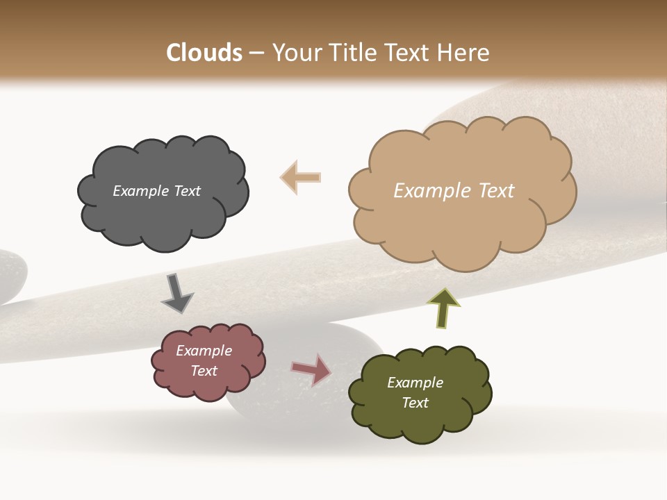 Stick Balance White PowerPoint Template