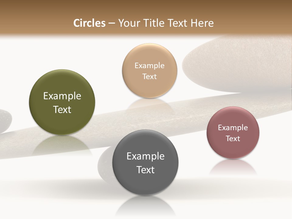 Stick Balance White PowerPoint Template