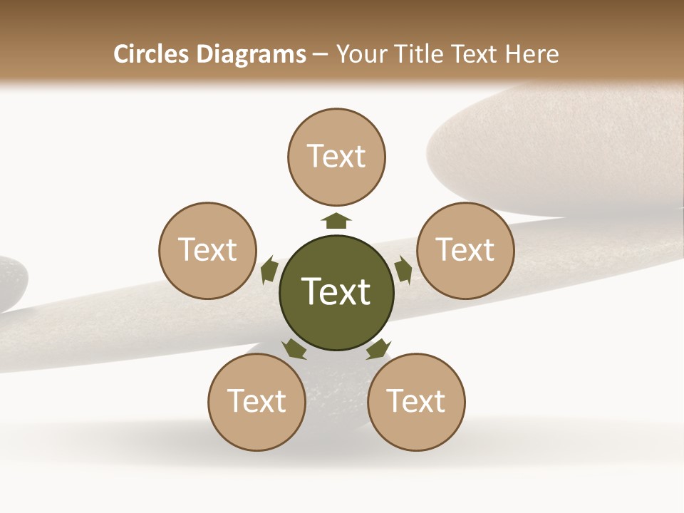 Stick Balance White PowerPoint Template