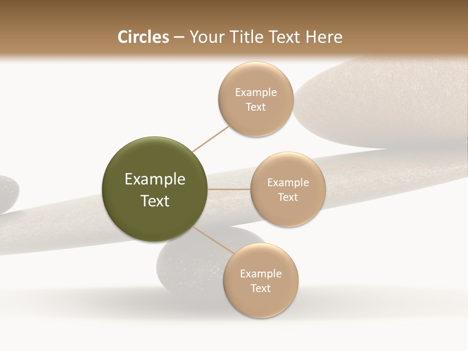 Stick Balance White PowerPoint Template