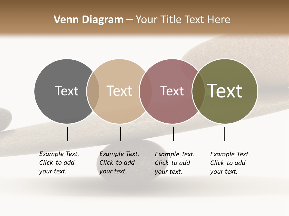 Stick Balance White PowerPoint Template
