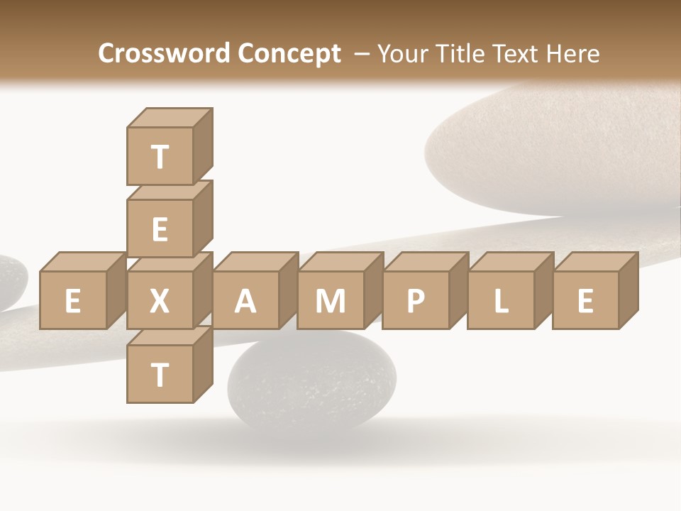 Stick Balance White PowerPoint Template