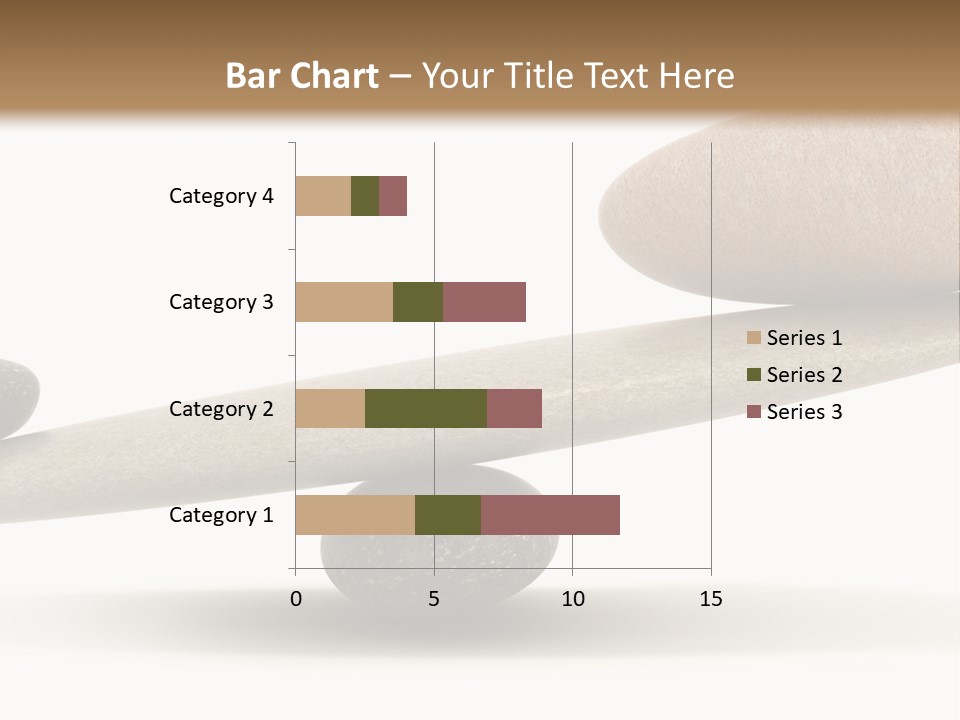 Stick Balance White PowerPoint Template