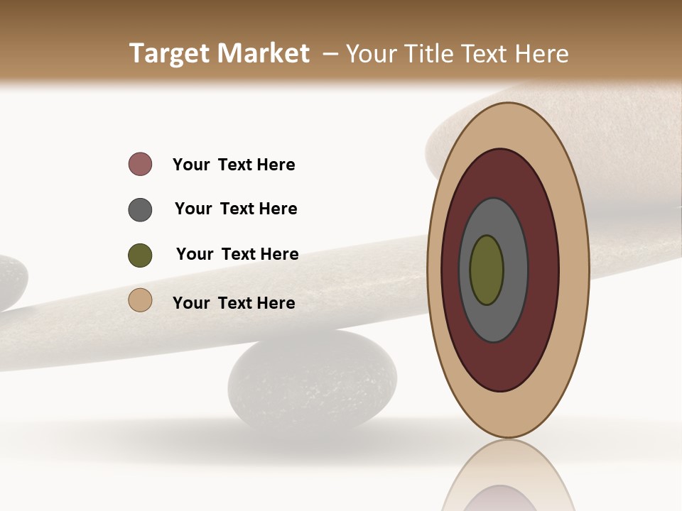 Stick Balance White PowerPoint Template