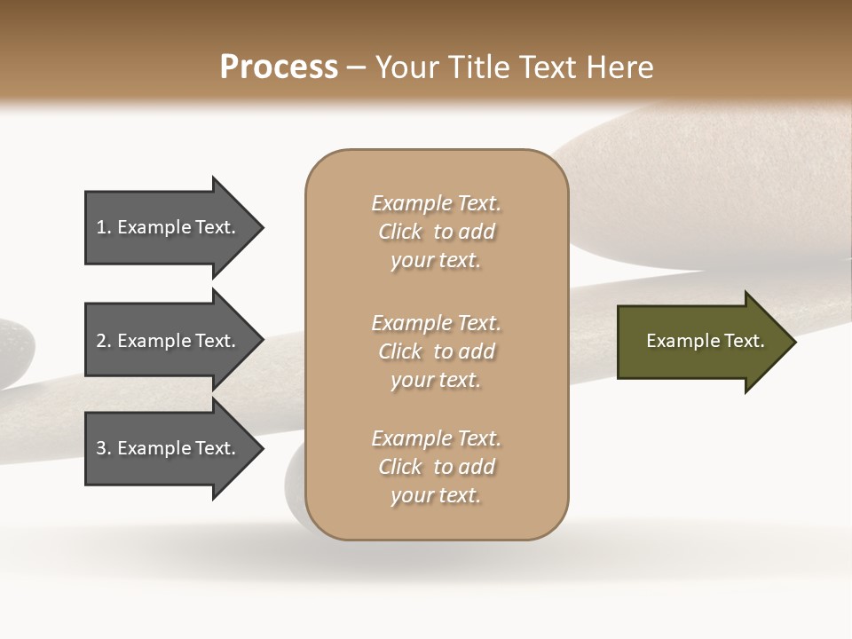 Stick Balance White PowerPoint Template