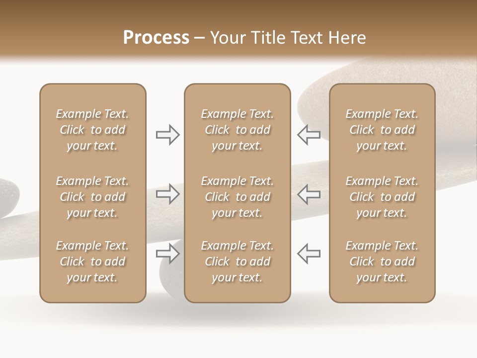 Stick Balance White PowerPoint Template