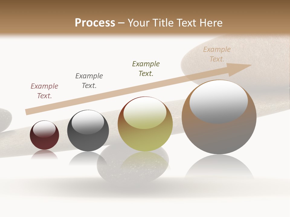 Stick Balance White PowerPoint Template