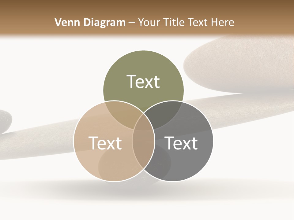 Stick Balance White PowerPoint Template