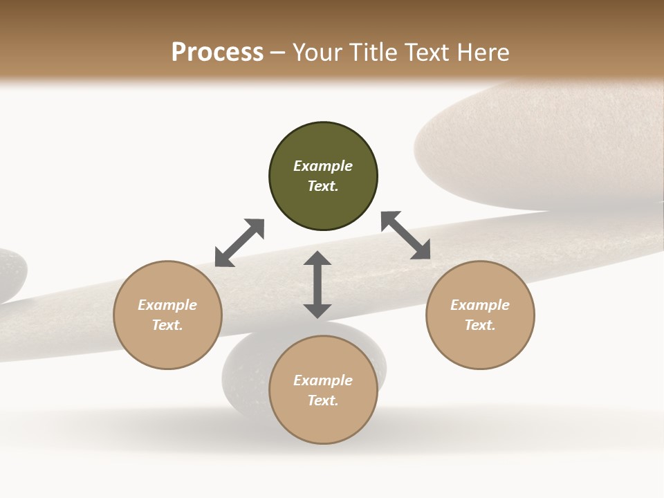 Stick Balance White PowerPoint Template