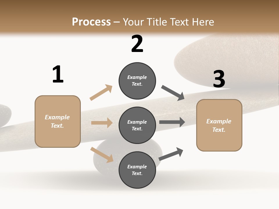 Stick Balance White PowerPoint Template