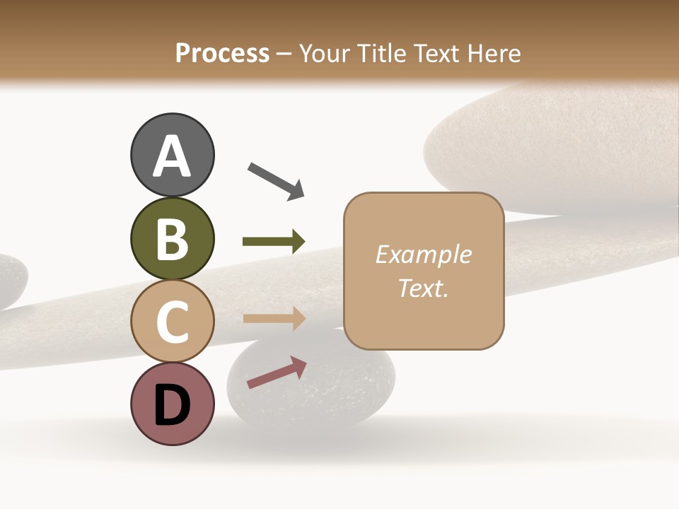 Stick Balance White PowerPoint Template