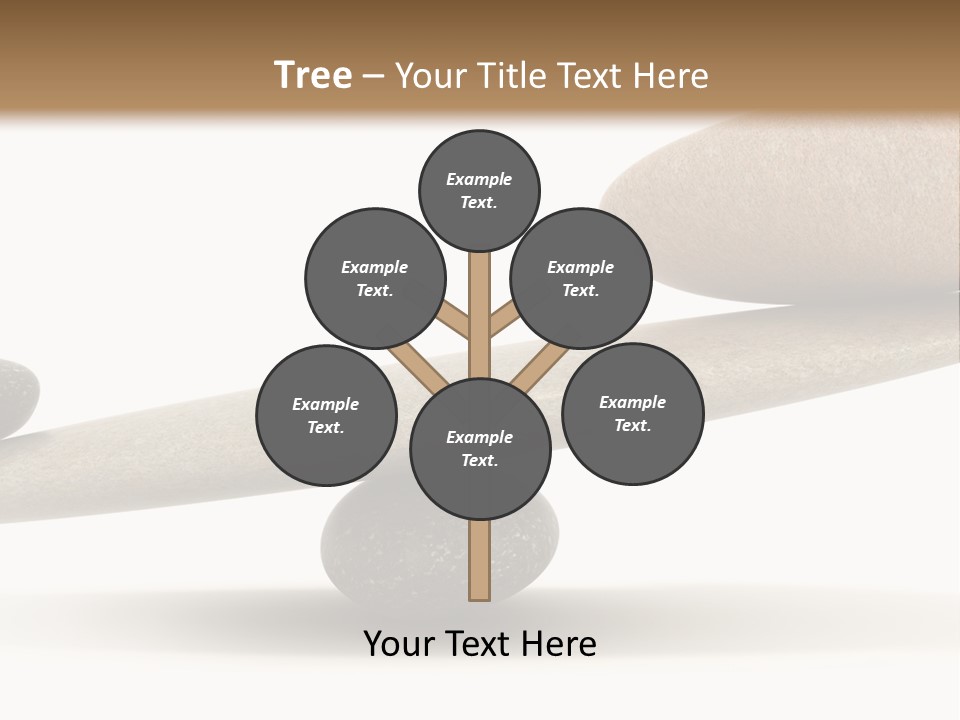 Stick Balance White PowerPoint Template