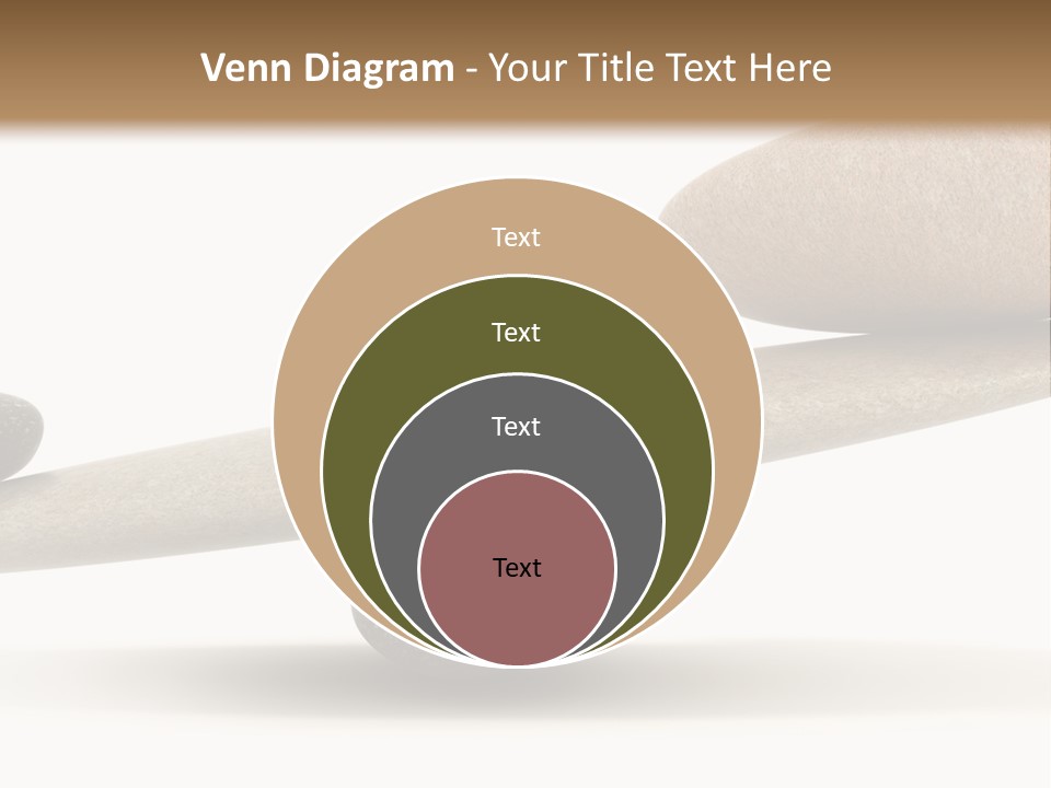 Stick Balance White PowerPoint Template