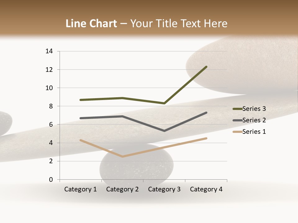 Stick Balance White PowerPoint Template