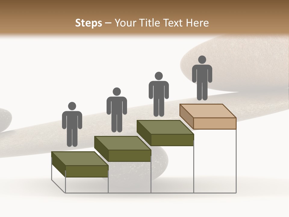 Stick Balance White PowerPoint Template