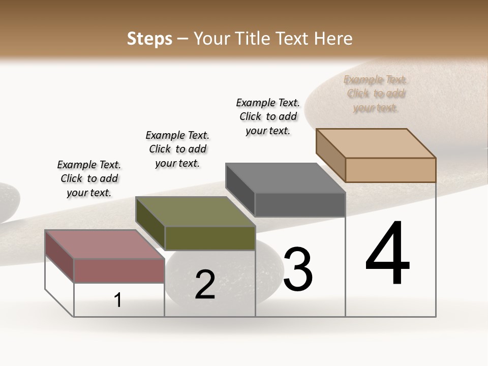 Stick Balance White PowerPoint Template