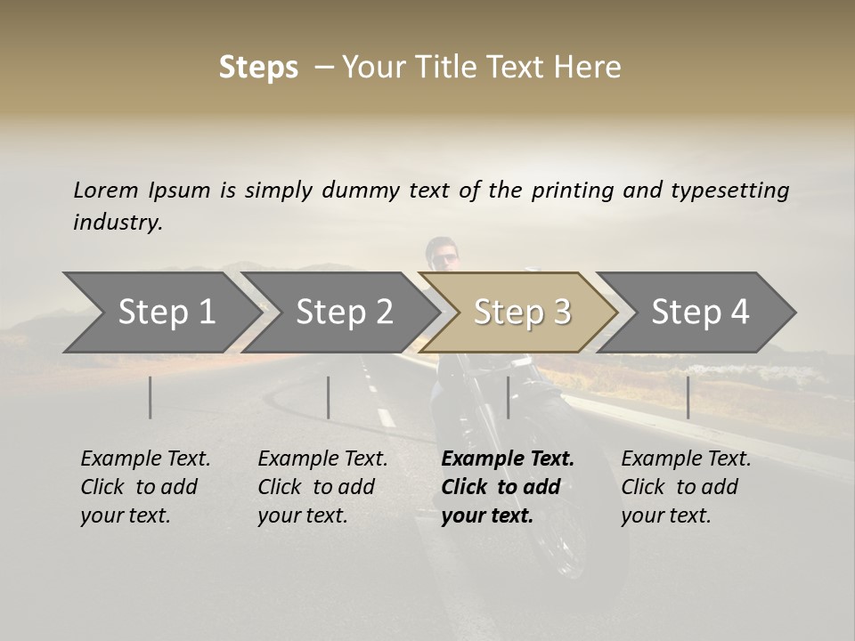 Fashion Landscaped  PowerPoint Template